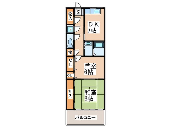 炭市ビルの物件間取画像